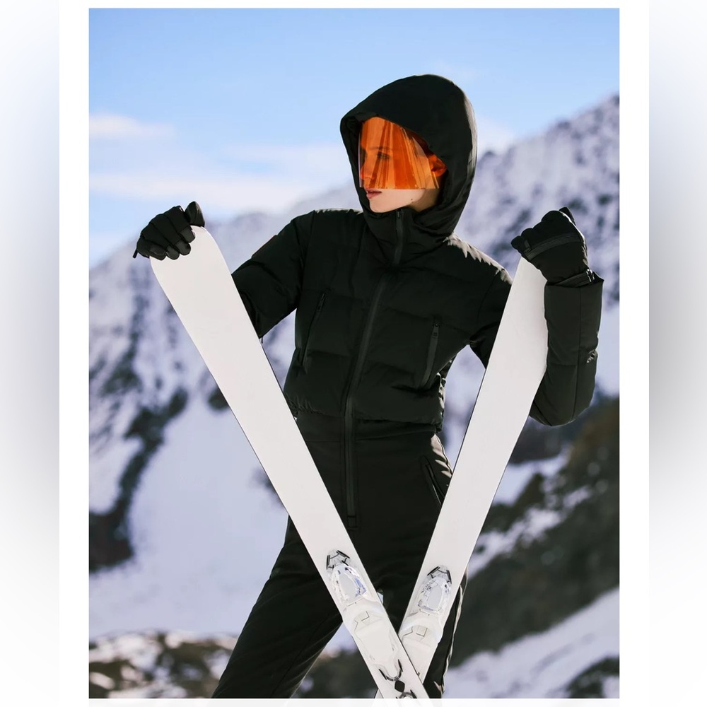 Zara Women's Black Ski Jumpsuit